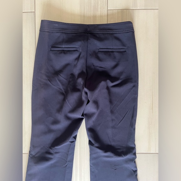 Banana Republic Women’s Navy Lace Up Flared Pants with Side Stripe size 2 - Picture 8 of 9